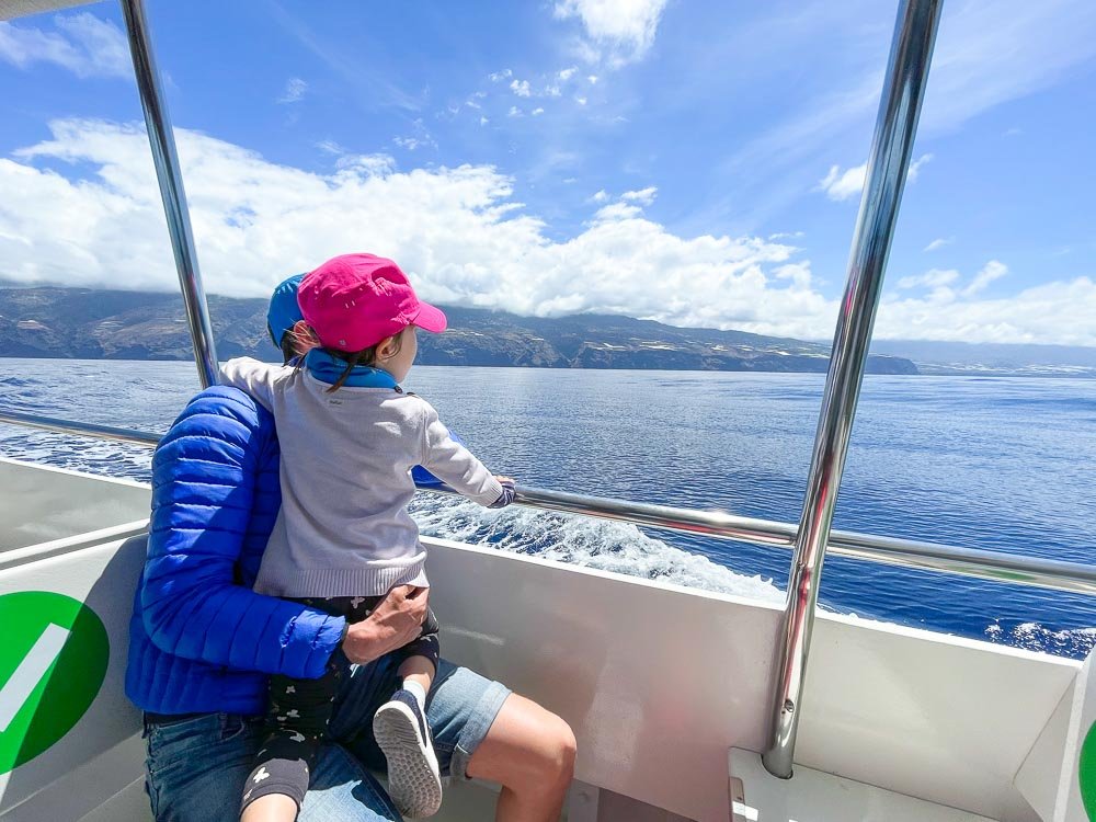 Barco en la isla de La Palma