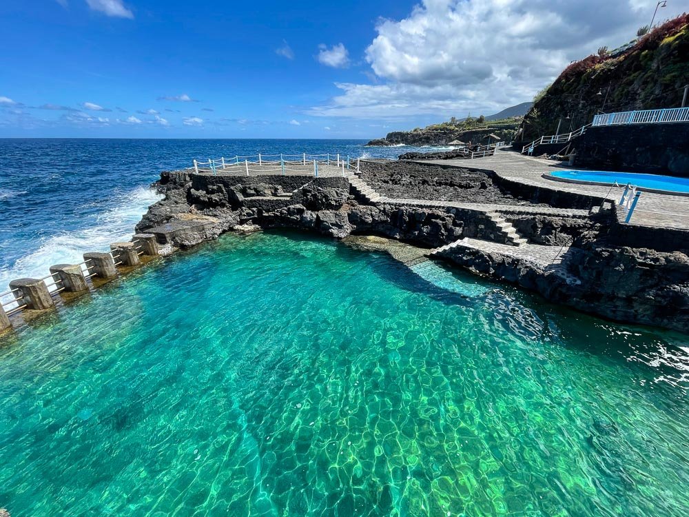 Natural pool by the ocean